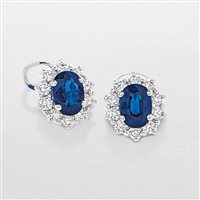 Orecchini Giorgio Visconti Donna in Oro bianco Zaffiro blu 2.30 Ct BB34586BZ - BB34586BZ
